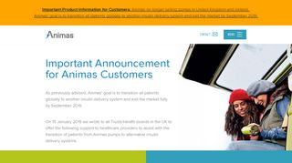 
                            4. Animas® UK & Ireland - Insulin Pumps - Diabetes Pumps - Animas Estore Portal