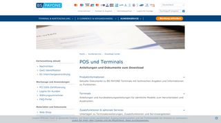 
                            5. Anleitungen und Dokumente – POS und Terminals - BS PAYONE - Verifone Portal