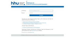 
                            1. Anmelden | HHU Düsseldorf - Studierende Portal Hhu