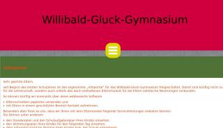 Anmeldung zum Info-Portal - Willibald-Gluck-Gymnasium - Eltern Portal Wgg