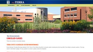 
                            1. Announcements - Terra State Community College - Terra State Community College Student Portal