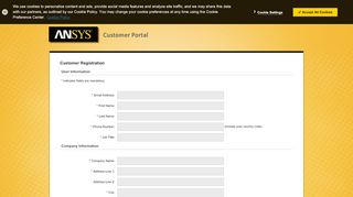 
                            1. ANSYS Customer Portal Registration - Ansys Customer Portal Registration