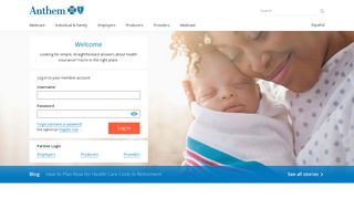 
Anthem Health Insurance, Medicare, & Group Health Plans  
