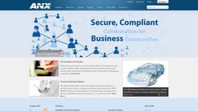 ANX.com: Managed Security  Network Services  EDI  PLM  B2B