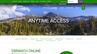 Anytime Access - ICCU - Idaho Central Credit Union