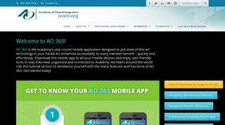 
                            6. AO 365 Mobile App - Academy of Osseointegration - Osseo Apps Sign In