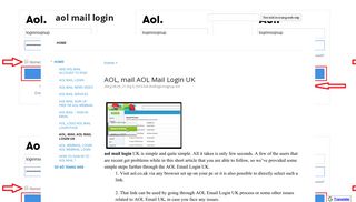 
                            8. AOL, mail AOL Mail Login UK - Google Sites - Aol Co Uk Email Portal
