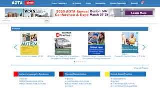 
AOTA Online Store - Welcome  
