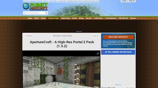
                            3. ApertureCraft - A High-Res Portal 2 Pack (1.5.2) Minecraft Texture Pack - Portal 2 Mod Texture Pack
