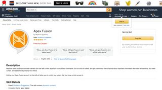 
                            8. Apex Fusion: Alexa Skills - Amazon.com - Neptune Fusion Portal