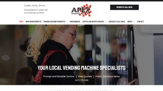 
                            4. Apex Vending Co - Vending Machine Services | Piqua, OH - Apex Vending Portal