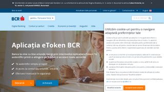 
Aplicația eToken BCR | Banca Comercială Română  
