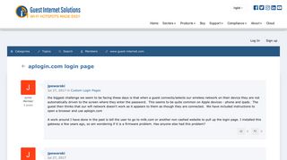 aplogin.com login page - Guest-internet Forum