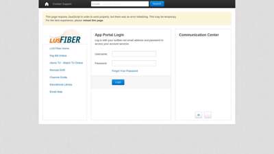 App Portal Login - LUSFiber