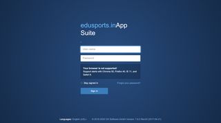 
                            1. App Suite. Sign in - EduSports - Webmail Edusports Co In Portal