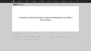 
                            1. Apple - Joint Venture - Joint Venture Sign In