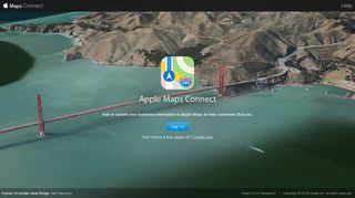 
                            9. Apple Maps Connect - Apple Connect Portal