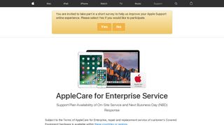 
                            3. AppleCare for Enterprise Service - Official Apple Support - Applecare Enterprise Portal