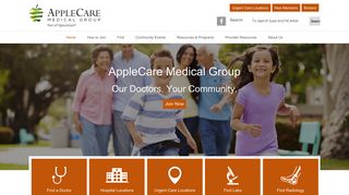 
                            2. AppleCare Medical Group - Home Page - Applecare Medical Group Provider Portal