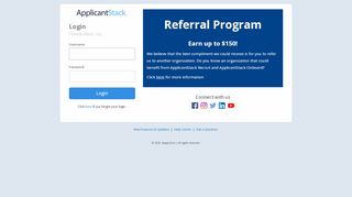 
                            7. ApplicantStack - Login - Forest River Portal