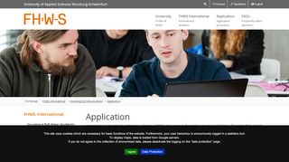 Application - FHWS International - Hochschule für angewandte ... - Student Portal Fhws