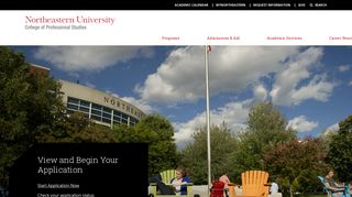 
                            6. Application Lobby | Northeastern College of Professional Studies - Northeastern Applicant Portal