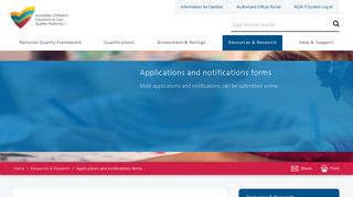 
                            5. Applications and notifications forms | ACECQA - Www Acecqa Gov Au Portal