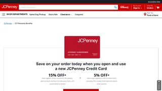 
                            7. Apply for a JCPenney Credit Card for Extra Benefits - Synchrony Jcpenney Portal