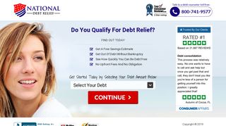 
                            3. Apply For Debt Relief! - National Debt Relief | Debt Consolidation - National Debt Relief Portal