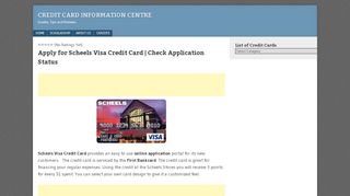 
                            7. Apply for Scheels Visa Credit Card | Check Application Status - Scheels Rewards Visa Portal