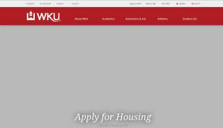
Apply for WKU Housing | Western Kentucky University
