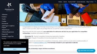 
                            4. Apply Now - Apply - Oklahoma City University - Oklahoma City University Portal
