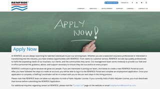 
                            6. Apply Now | RENFROE - Renfroe Portal