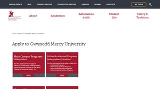 
                            9. Apply to GMercyU - Gwynedd Mercy University - Gmercyu Portal
