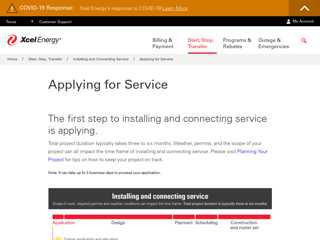 
Applying for Service | Xcel Energy
