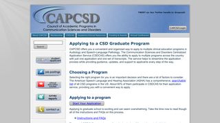 
                            5. Applying to a CSD Graduate Program | - CAPCSD - Csdcas Login Portal