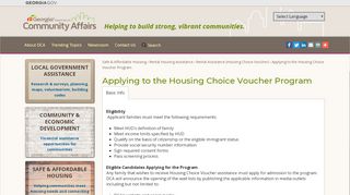 
                            8. Applying to the Housing Choice Voucher Program | Georgia ... - Atlanta Housing Authority Applicant Portal Portal