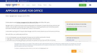 
                            7. Appogee Leave for Office - Appogee HR - Appogee Hr Portal