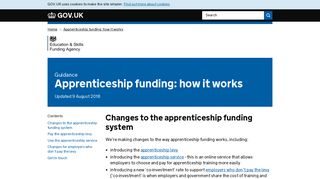 
                            4. Apprenticeship funding: how it works - GOV.UK - National Apprenticeship Training Scheme Portal