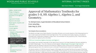 
                            4. Approval of Mathematics Textbooks for grades 5-8, HS ... - Core Focus On Math Portal