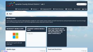 
                            5. Apps - Laramie County School District 1 - Campus Portal Laramie 1