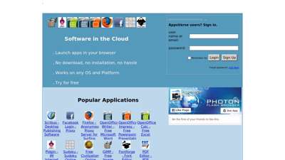 AppsVerse - Cloud Computing Free Software