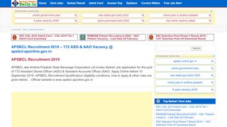 
                            6. APSBCL Recruitment 2019 at apsbcl.aponline.gov.in Andhra ... - Apbcl Login