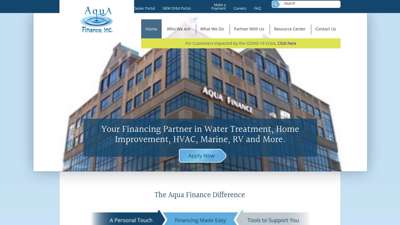 Aqua Finance, Inc. - Dealer & Contractor Financing