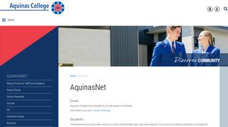 
AquinasNet - Aquinas College Ashmore  
