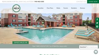 
                            3. Arch at Denton: Student Apartments for Rent in Texas - The Arch Denton Resident Portal