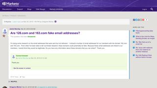 
Are 126.com and 163.com fake email addresses? | Marketing Nation ...  
