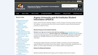 
                            6. Argosy University and Art Institutes Student Information UPDATE - Argosy Sign In