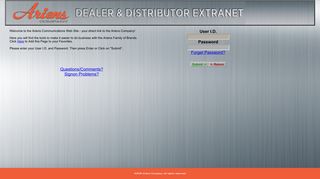
                            1. Ariens Company Extranet Communications - Ariens Gravely Dealer Portal