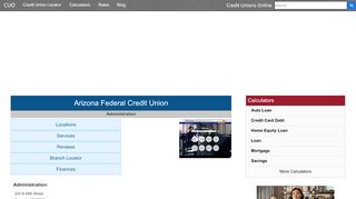 
                            7. Arizona Federal Credit Union - Phoenix, AZ - Arizona Federal Credit Union Portal